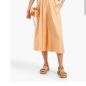 EQUIPMENT Peach Wide-Leg Culottes